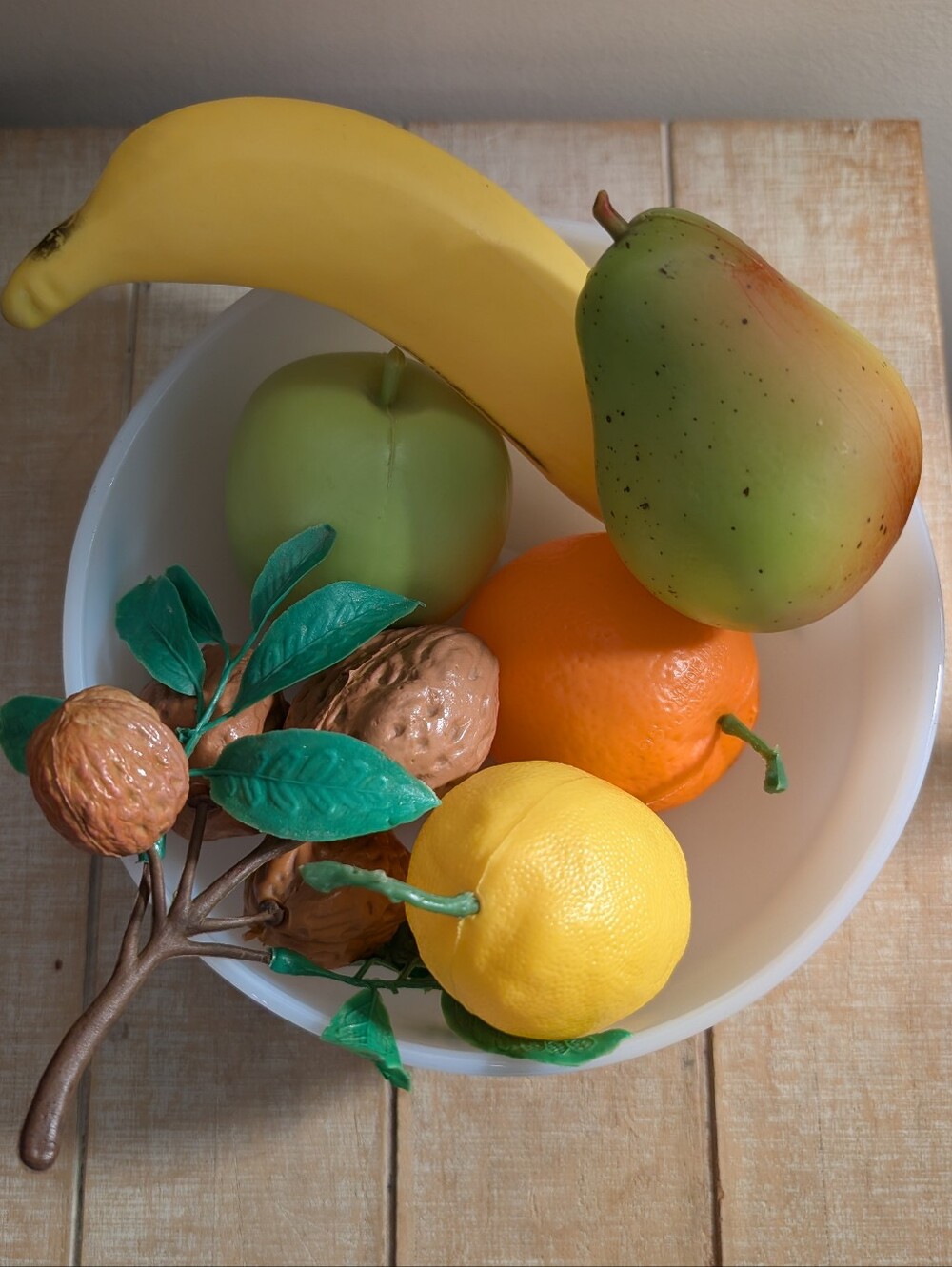 Vintage 1970s Artificial Blow Mold Fruit Set